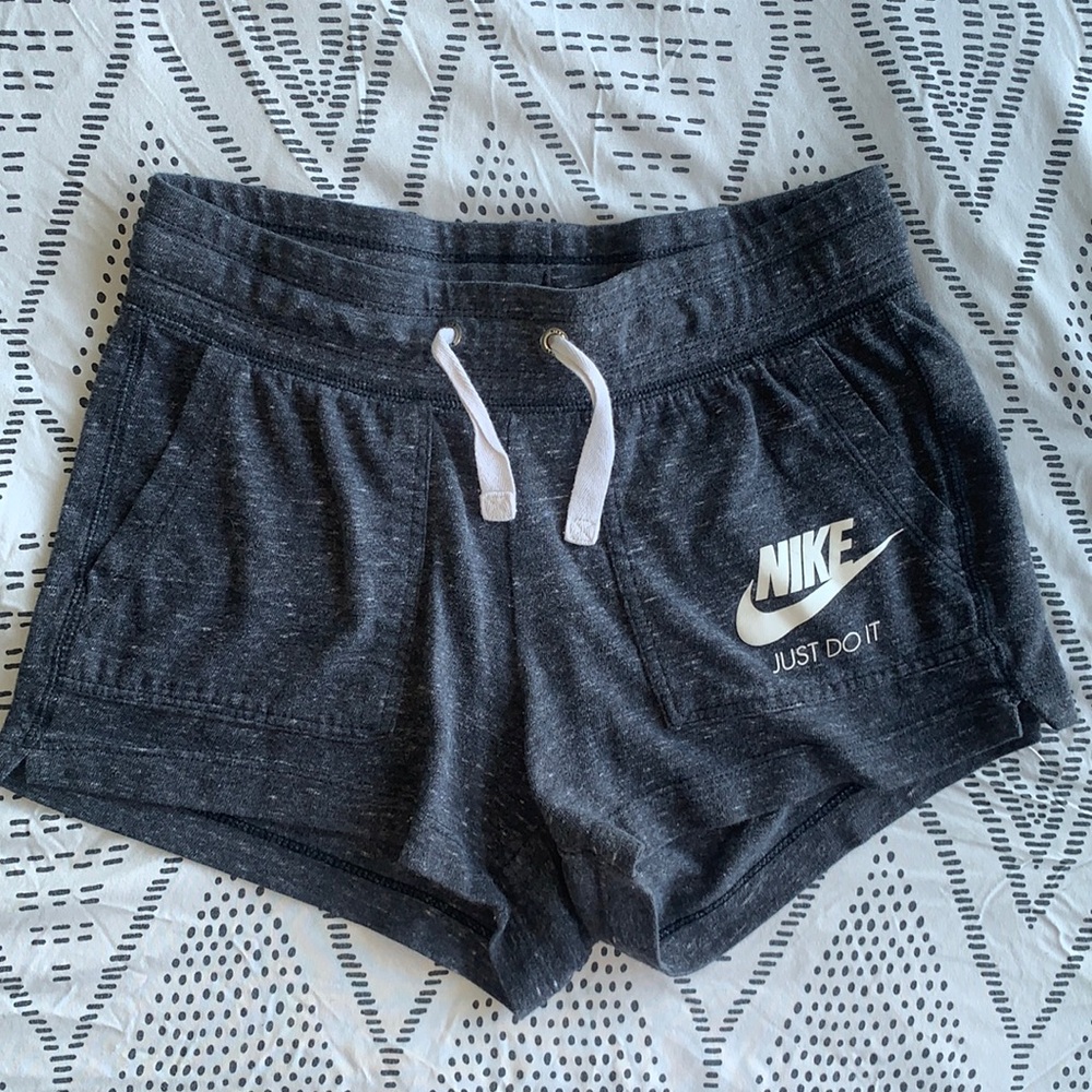 XS grey Nike sweat shorts